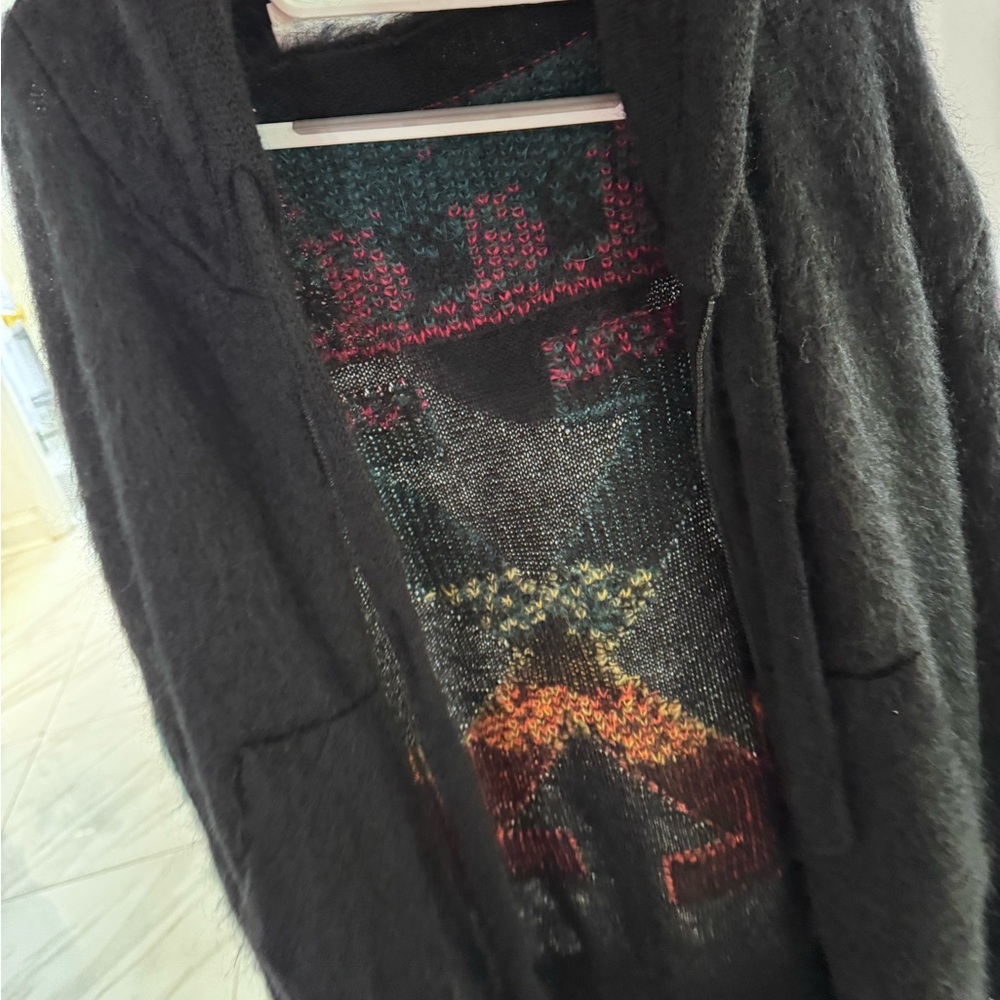Off-White Multicolor Patterned Cardigan - Picture 2 of 4